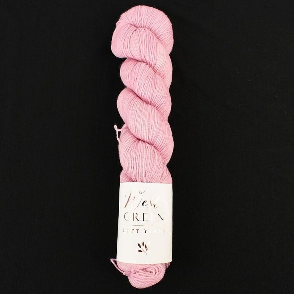 West Green Loft Yarns Wgly Classic Sock SW Merino Nylon Peony